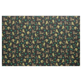 Tissu Caniches verts (Fat Quarter)