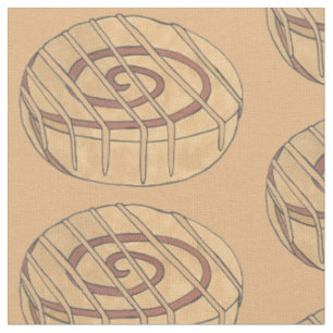 Tissu Cannelle Roll Petit-Déjeuner Pâtisserie Junk Food