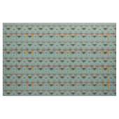 Tissu Cannes, sauterelles et libellules (Fat Quarter)