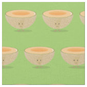 Tissu Cantaloup de sourire (Fermer)