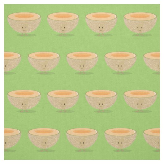 Tissu Cantaloup de sourire (Échantillon)