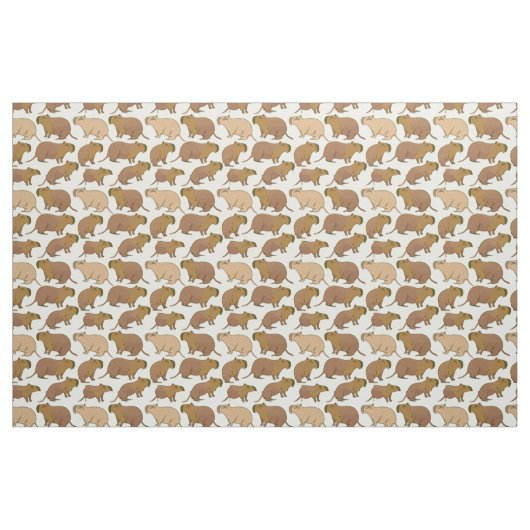 Tissu Capybara mignon (Fat Quarter)