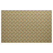 Tissu Capybara Morning Coffee Breakfast Botanical Art (Fat Quarter)