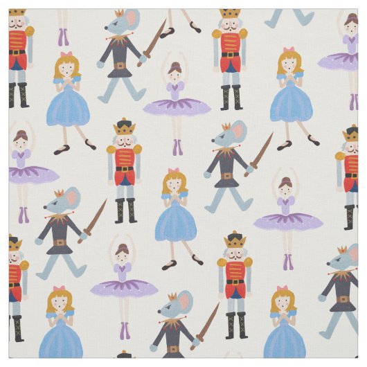 Tissu Caractères Nutcracker (Échantillon)