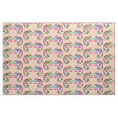 Tissu caricature caméléon (Fat Quarter)