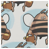 Tissu Caricature d'abeille (Détail)