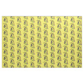 Tissu Caricature de bébé gorille joyeux (Fat Quarter)