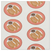 Tissu Caricature de Churro (Fermer)