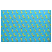 Tissu Caricature de dinosaure vert t rex (Fat Quarter)