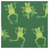 Tissu Caricature de la Grenouille (Fermer)
