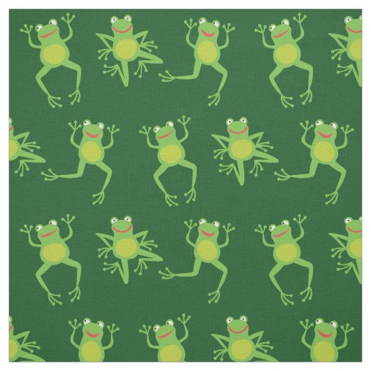 Tissu Caricature de la Grenouille (Échantillon)