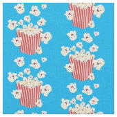 Tissu Caricature de pop-corn drôles (Fermer)
