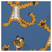 Tissu Caricature de tigre (Détail)