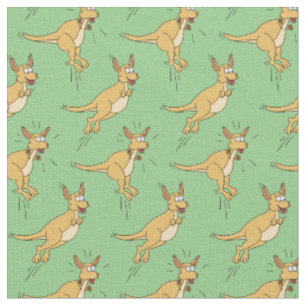 Tissu Caricature Kangaroos Cute Kids
