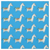 Tissu Caricatures de llama (Échantillon)