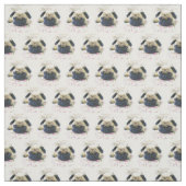 Tissu Carlin Dog Custom Fabric (Échantillon)