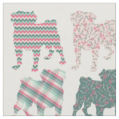 Tissu Carlins de printemps - Silhouette (Fermer)