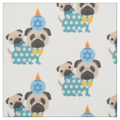 Tissu Carlins Hanoukka Fabric (Échantillon)