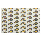 Tissu Carlins noirs (Fat Quarter)