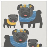 Tissu Carlins noirs 2 (Fermer)