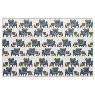 Tissu Carlins noirs 2