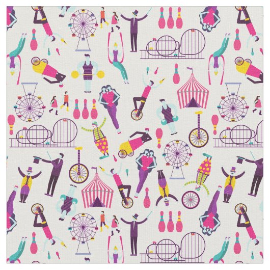 Tissu carnaval circus amusement park spectacle (Fermer)