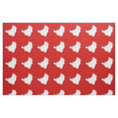 Tissu Carnaval Red Festive Brésil (Fat Quarter)