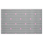 Tissu CARNIVAL - Coeurs de Saint-Valentin gris foncé et  (Fat Quarter)