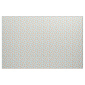 Tissu Carottes mignonnes sur bleu clair (Yard)