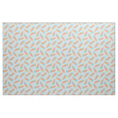 Tissu Carottes mignonnes sur bleu clair (Fat Quarter)