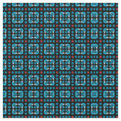 Tissu Carré bleu (Détail)