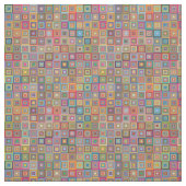 Tissu Carré rétro (Échantillon)
