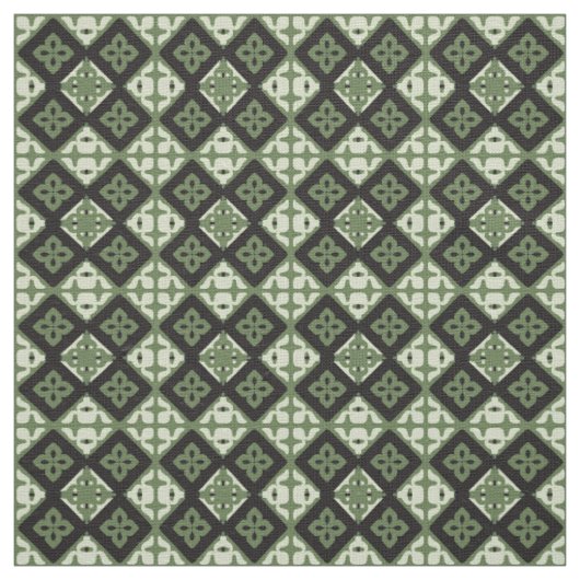 Tissu carré vert texture carré carreau mode classique ca (Échantillon)
