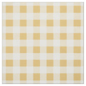 Tissu Carreau jaune et blanc Gingham (Échantillon)