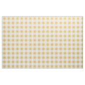 Tissu Carreau jaune et blanc Gingham (Fat Quarter)