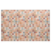 Tissu Carreau marocain orange (Yard)