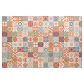 Tissu Carreau marocain orange (Fat Quarter)