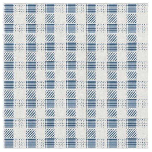 Tissu carreauté bleu (Fermer)
