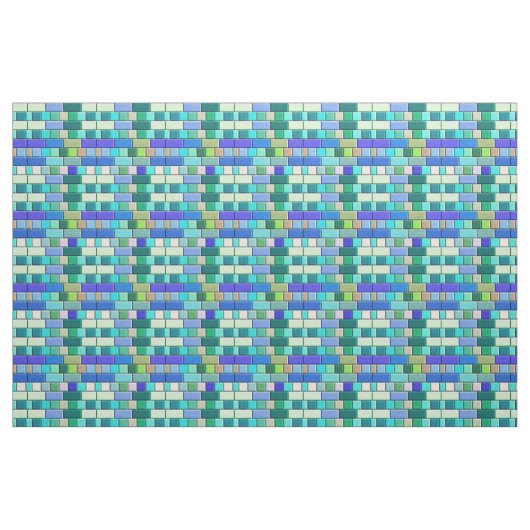 Tissu Carreaux Bleus Saphir (Fat Quarter)