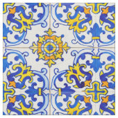 Tissu Carreaux du panneau Azulejo (Fermer)
