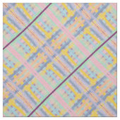 Tissu Carreaux multicolores (Échantillon)