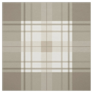 Tissu carreaux naturel