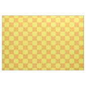 Tissu - Carreaux orange (Fat Quarter)