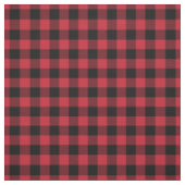 Tissu Carreaux Rouge et Noir Gingham (Échantillon)