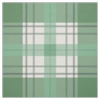 Tissu carreaux verts