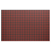 Tissu Carreaux Vichy Noir et Rouge Rustique (Fat Quarter)