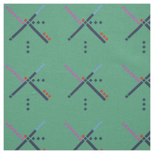 Tissu Carrelage de l'aéroport PDX (Échantillon)