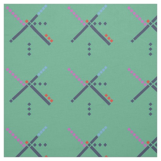 Tissu Carrelage de l'aéroport PDX (Échantillon)