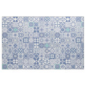 Tissu Carrelage marocain bleu pastel (Fat Quarter)