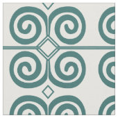 Tissu Carrelage Marocain Vert Turquoise (Fermer)